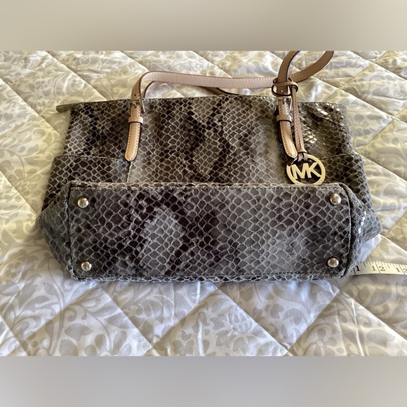 Michael Kors Jet Set Python Tote - Picture 5 of 9